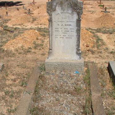KRIEK C.J. 1882-1931