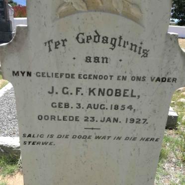 KNOBEL J.G.F. 1854-1927