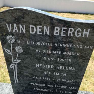 BERGH Hester Helena, van den nee SMITH 1938-2006