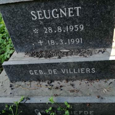 VILLIERS Seugnet, de 1959-1991