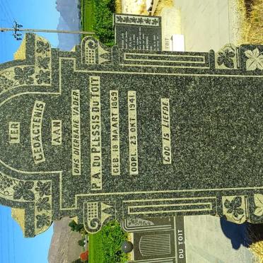 TOIT P.A. du Plessis, du 1869-1941