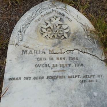 TOIT Maria J., du 1866-1914