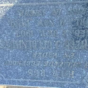 GELDENHUYS Mattheus J. 1903-1959 &amp; Isabella L.1908-1999