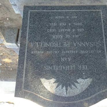 ROUX Susanna Petronella, le nee DE KOCK 1883-1951