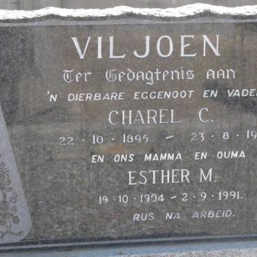 VILJOEN Charel C. 1895-1966 &amp; Esther M. 1904-1991