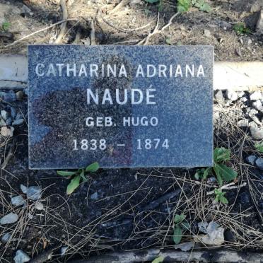 NAUDE Catharina Adriana nee HUGO 1838-1874