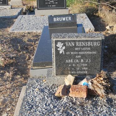 RENSBURG A.B.J., van 1924-1996