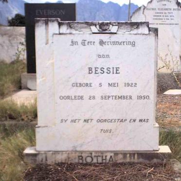 BOTHA Bessie 1922-1950