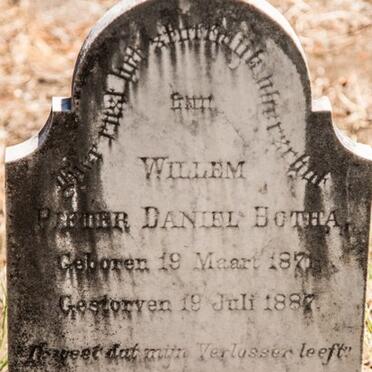 BOTHA Willem Pieter Daniel 1871-1887