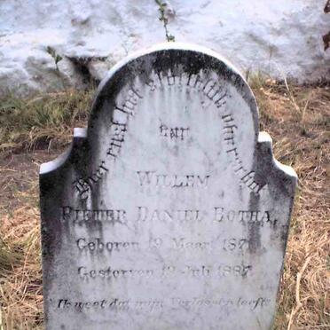 BOTHA Willem Pieter Daniel 1871-1887