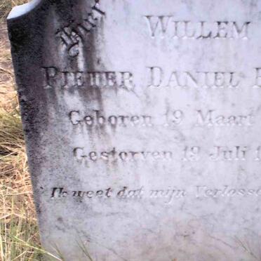 BOTHA Willem Pieter Daniel 1871-1887