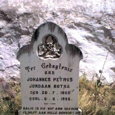 BOTHA Johannes Petrus Jordaan 1860-1936