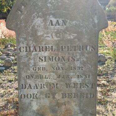 SIMONIS Charel Petrus 1832-1881