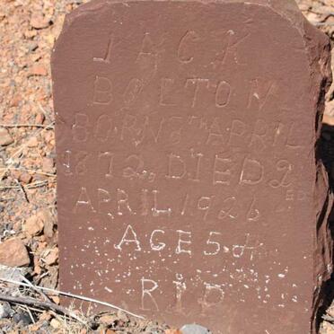 BOLTON Jack 1872-1926