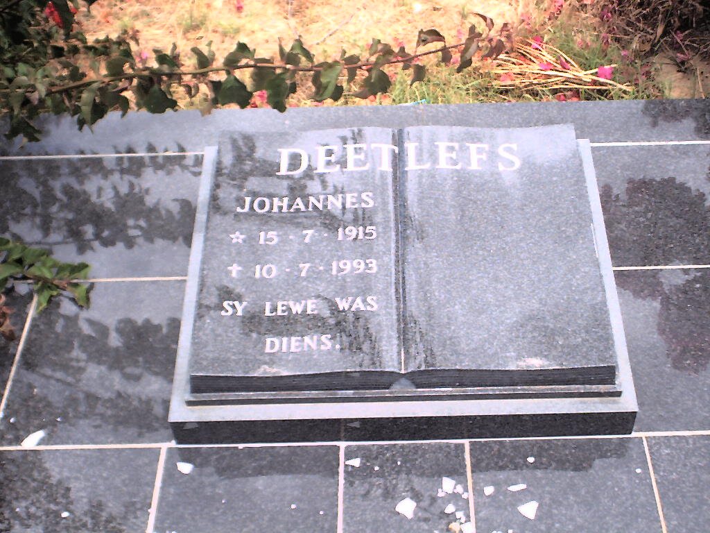 DEETLEFS Johannes 1915-1993