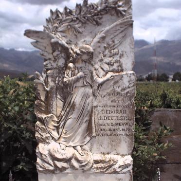 DEETLEFS Deborah J. nee V.D. MERWE 1870-1922
