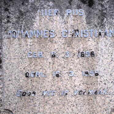 DEETLEFS Johannes Christiaan 1898-1956 