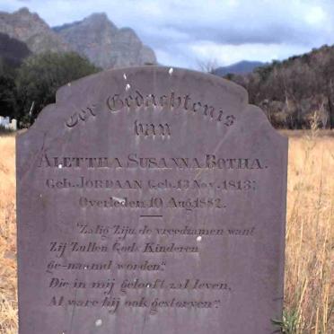 Western Cape, WORCESTER district, Rawsonville, Groote Vlakte 414_2, Houtkloof, farm cemetery