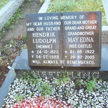 NEETHLING Hendrik Ludolph 1922-1989 &amp; May Edna CASTLE 1922-2005