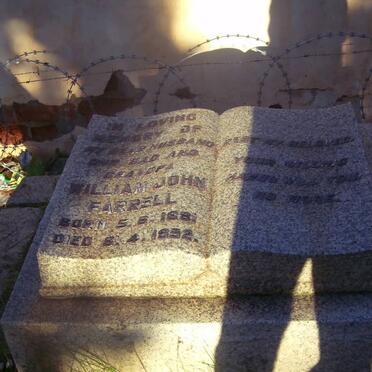 FARRELL William John 1881-1952