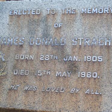 STRACHAN James Donald 1905-1960