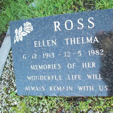ROSS Ellen Thelma 1913-1982