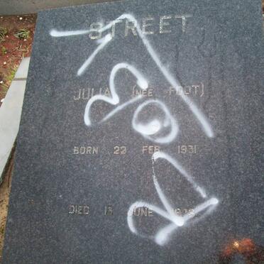 STREET Julia nee FOOT 1931-1978