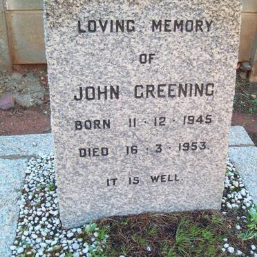GREENING John 1945-1953