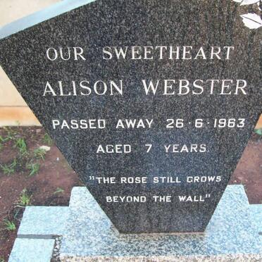 WEBSTER Alison -1963