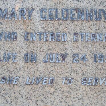 GELDENHUYS Mary -1952