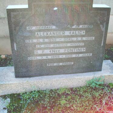 ANDERSON Alexander, KIDD 1895-1956 &amp; S.F. FONTINI -1959