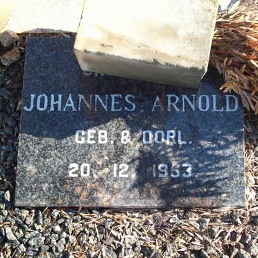 ARNOLD Johannes 1953-1952