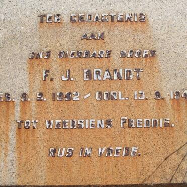 BRANDT F.J. 1892-1948