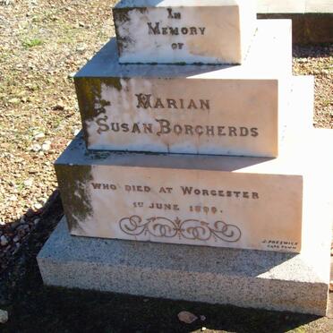 BORCHERDS Marian Susan -1898