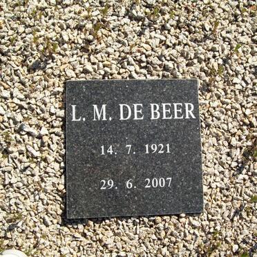 BEER L.M., de 1921-2007