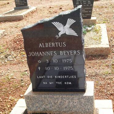 BEYERS Albertus Johannes 1975-1975