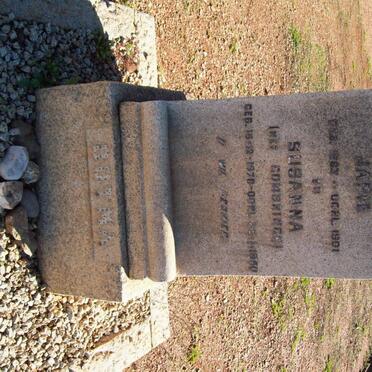 BOTMA Japie 1863-1901 &amp; Susanna COMBRINCK 1870-19?0