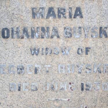 BUYSKES Maria Johanna -1930