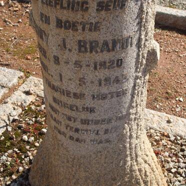 BRANDT Henry J. 1920-1945