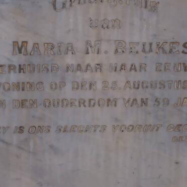 BEUKES Maria M. -1915
