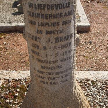 BRANDT Henry J. 1920-1945