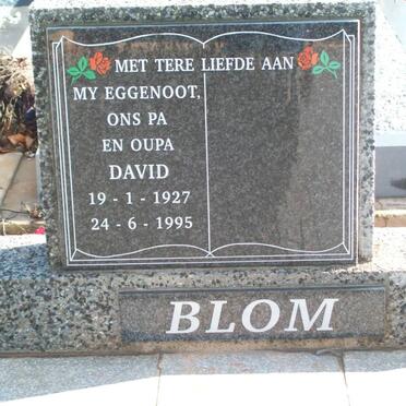 BLOM David 1927-1995