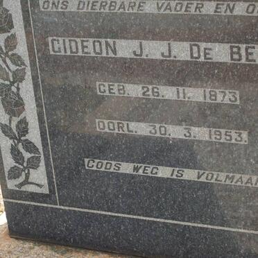 BEER Gideon J.J., de 1873-1953
