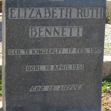 BENNETT Elizabeth Ruth 1910-1951