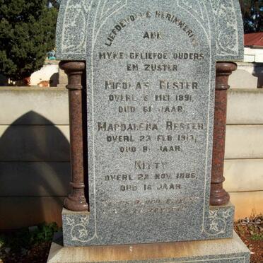 BESTER Nicolas -1891 &amp; Magdalena -1913 :: BESTER Kitty -1886
