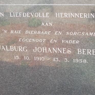 BERENS Walburg Johannes 1910-1958