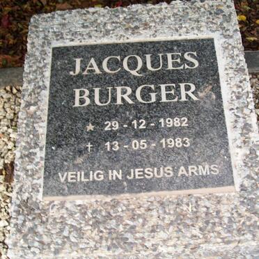 BURGER Jacques 1982-1982