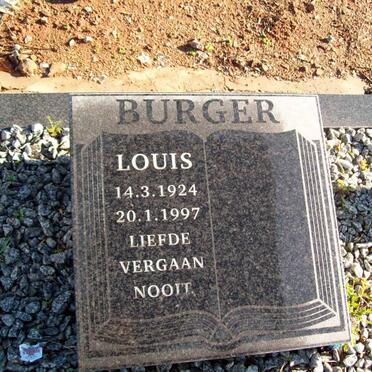 BURGER Louis 1924-1997