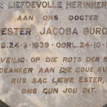 BURGER Hester Jacoba 1939-1952