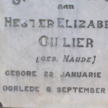 CILLIER Hester Elizabeth nee NAUDE 1856-1936